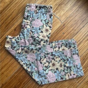 Oliver Bonas Floral Wide Leg Jeans for Women